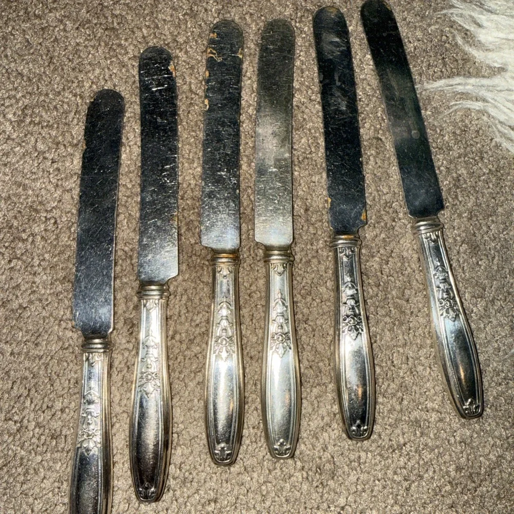 Vintage 1847 Roger's Bros Ambassador Pattern Knives 6